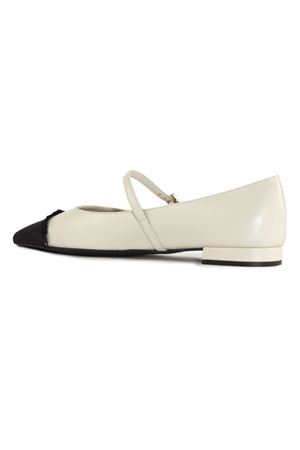 Off-white calfskin Lauro ballerina shoes ROBERTO FESTA | LAUROOFFWHITE